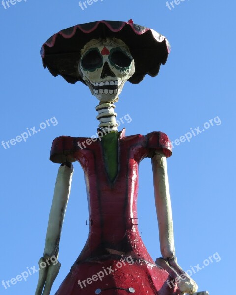 Crafts Skull Catrina Death Day Of The Dead