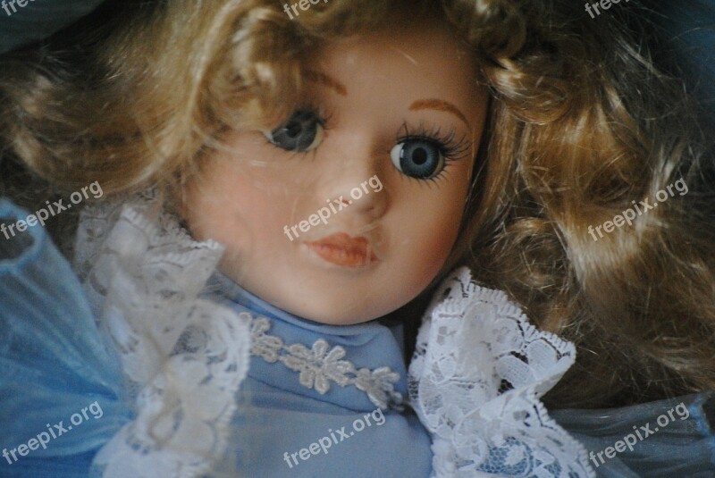 Doll Porcelain Antique Vintage Girl