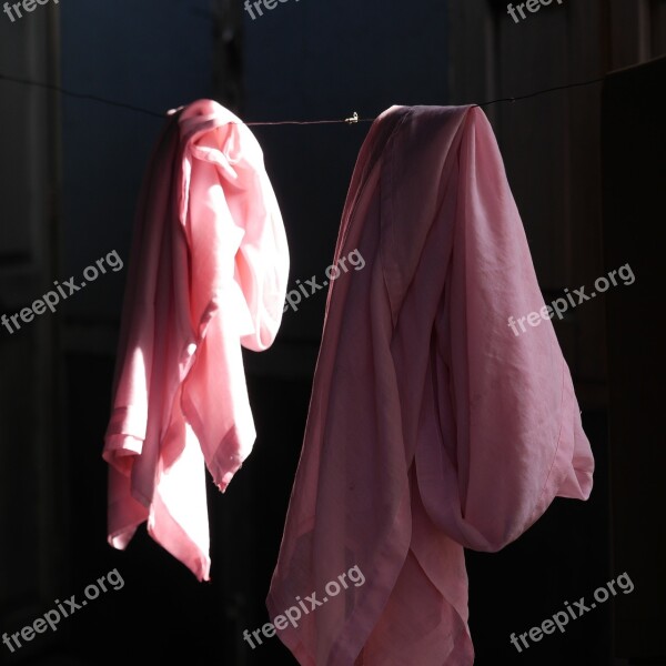 Laundry Nunnery Towels Buddhism Burma