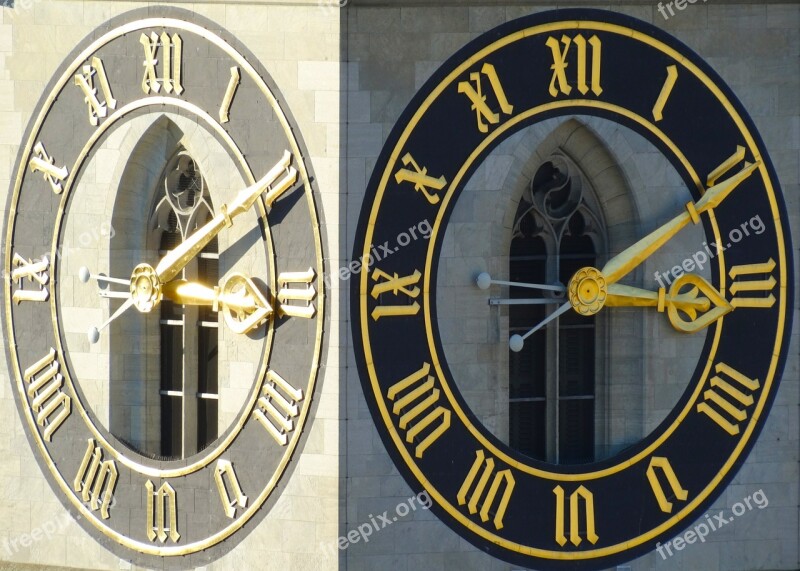 Clock Time Church Clock Church Tower Time Of