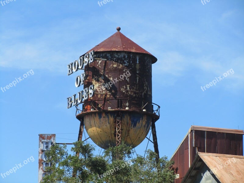 House Of Blues Disney Disneyland Florida Water Tower