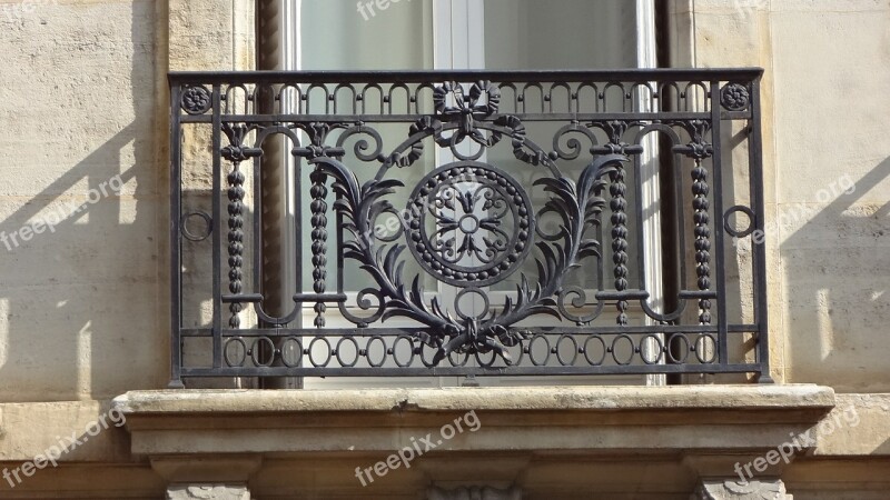 Iron Fence Window Facade Free Photos