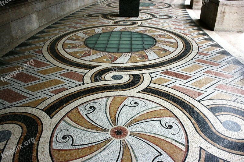 Mosaic Petit Palais Paris France Free Photos