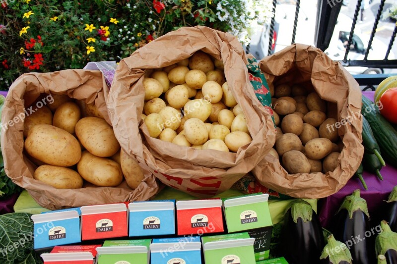 Potatoes Fresh Produce Bags Sacks