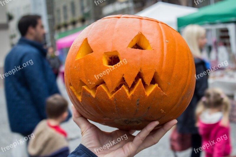 Halloween Pumpkin Carving Orange Seasonal