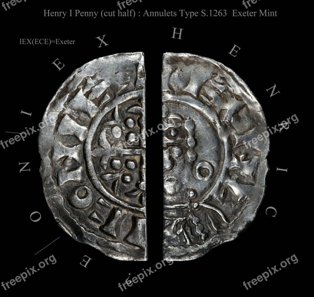 Henry I King England Penny Hammered