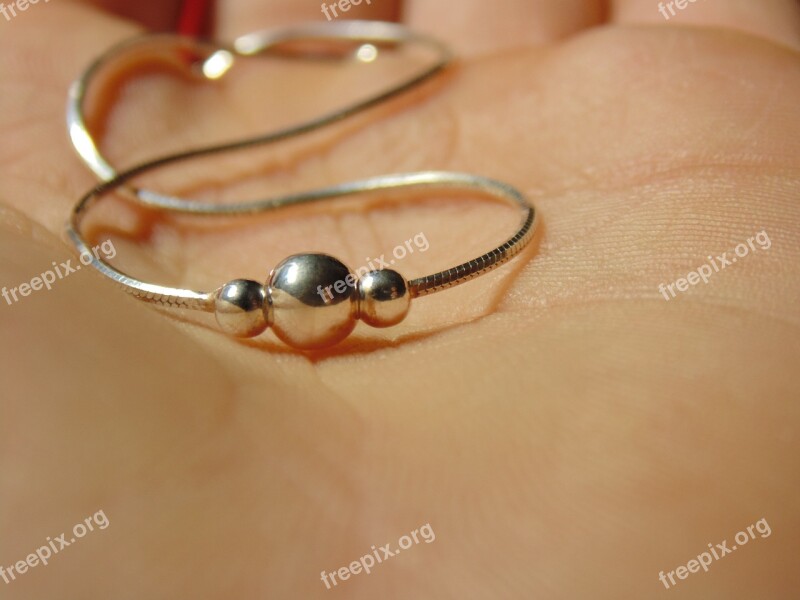 Bracelet Silver Hand Free Photos