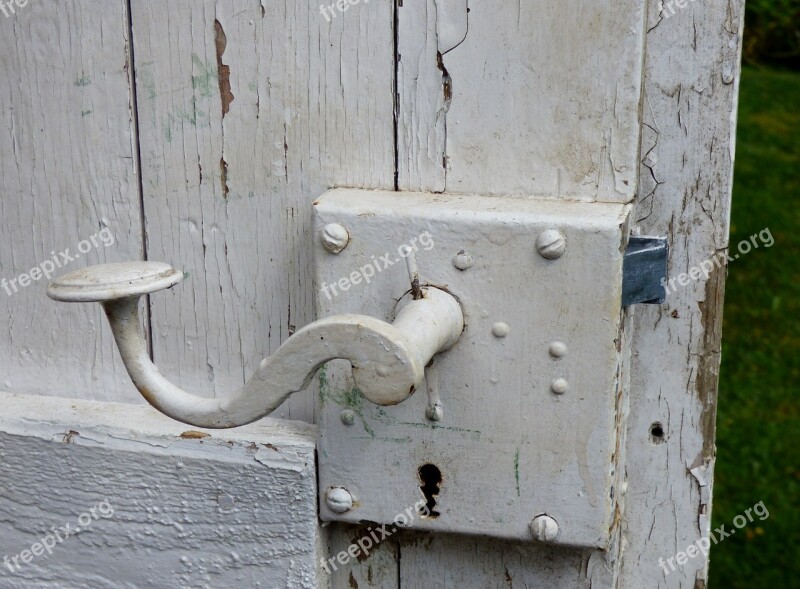 Heck Lock Old Door Atmosphere Free Photos