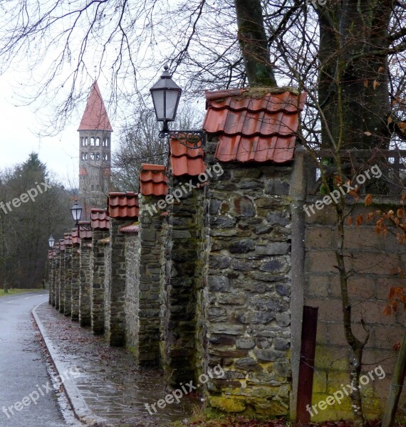 Wall Abbey Roof Tiles Abbey Wall Architecture