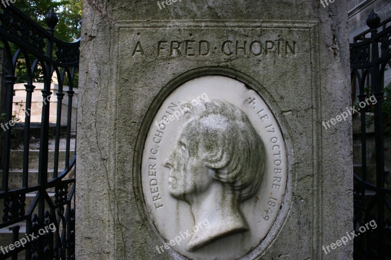 Chopin Tomb Père Lachaise Cemetery Paris