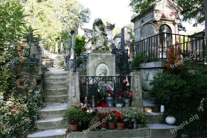 Chopin Tomb Cemetery Père Lachaise Paris