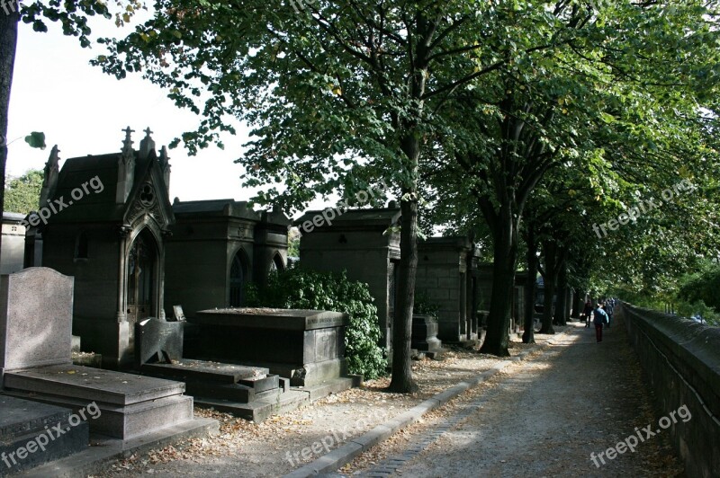 Cemetery Tombs Père Lachaise Paris Free Photos