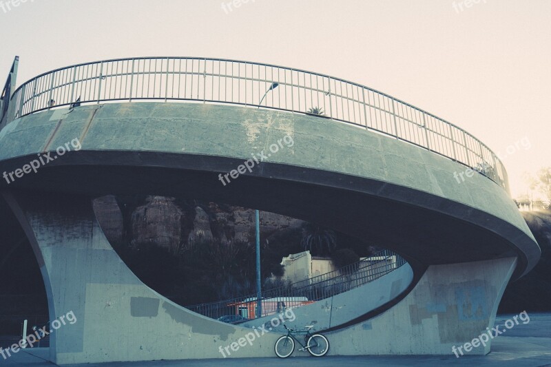 Urban Concrete Wall Architecture Cement