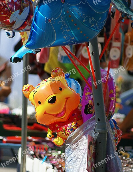 Toy Inflatable Colorful Balloons Fair