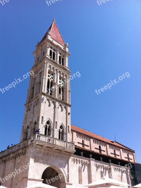 Cathedral Trogir Croatia Europe Architecture