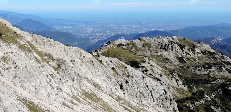 Mountain Alps Landscape Carega Plain