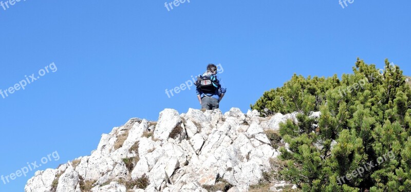 Hiking Trekking Rock Mountain Italy