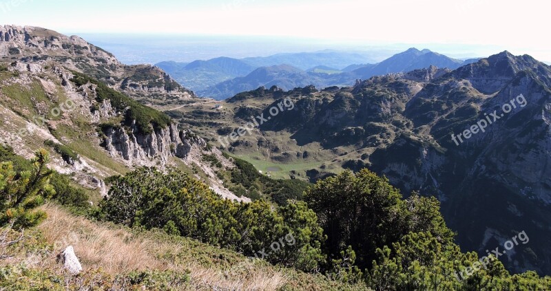 Mountain Landscape Hills Carega Veneto