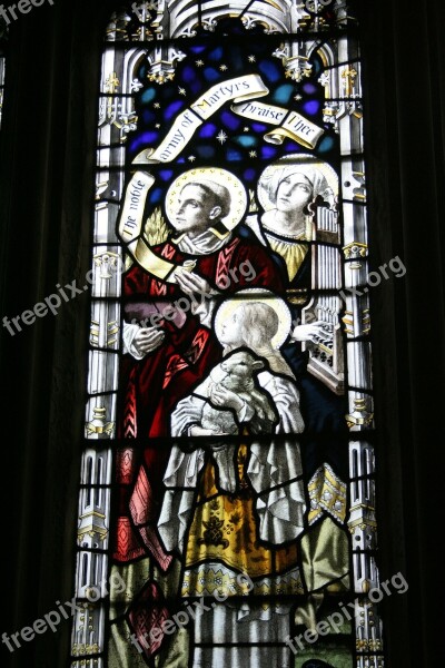 Stained Glass Window St Michael's Church Sittingbourne Memorial Window Martyrs