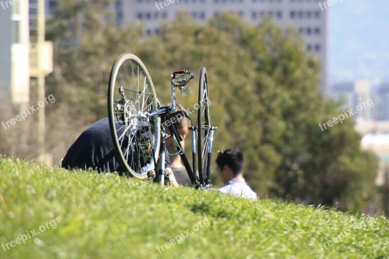 Bike Bicycle Broken Spoke Pedal