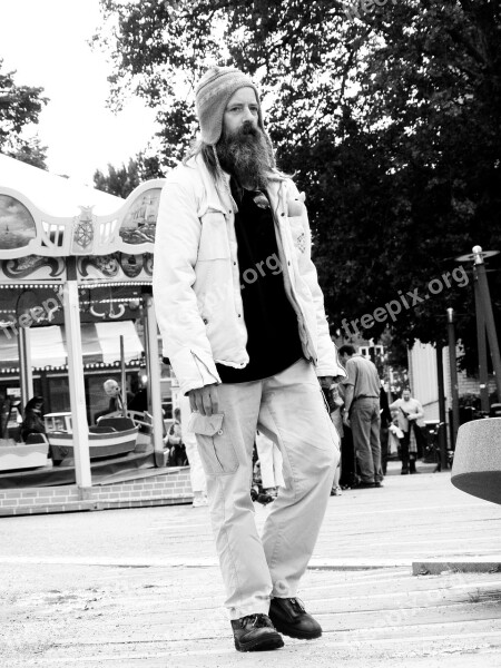 Homeless Man Black And White Amsterdam Free Photos