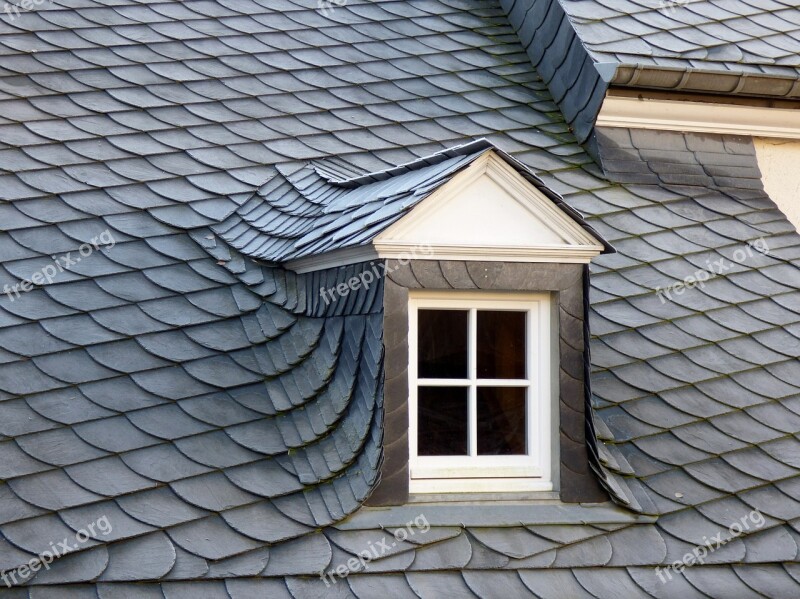 Dormer Slate Roof Window Grey