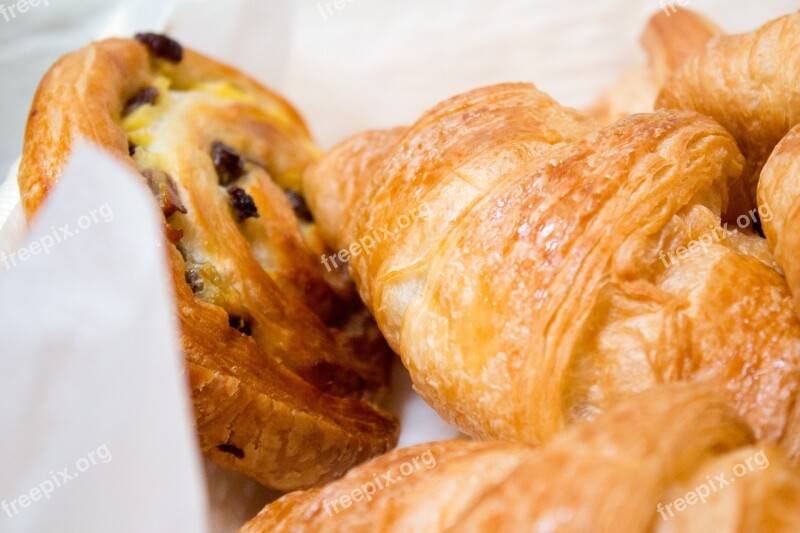 Croissant Pastry Baking Food French