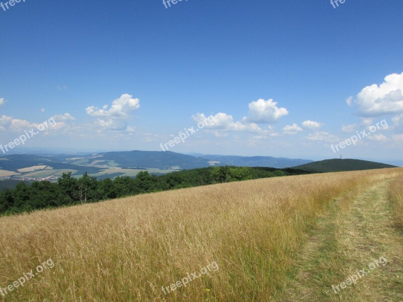 White Carpathians Mountains Heaven Nature Summer