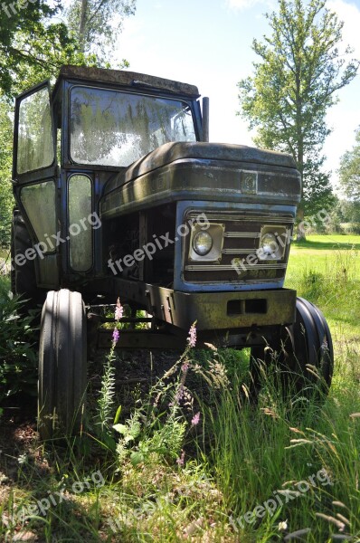 Tractor Vintage Leyland Machinery Agriculture