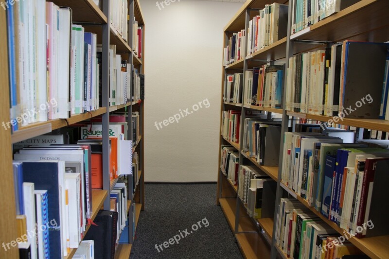 Library Books Shelf Education Knowledge