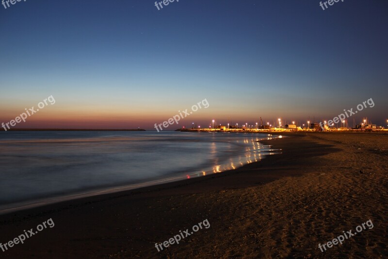 Beach Lights Sea Holiday Summer