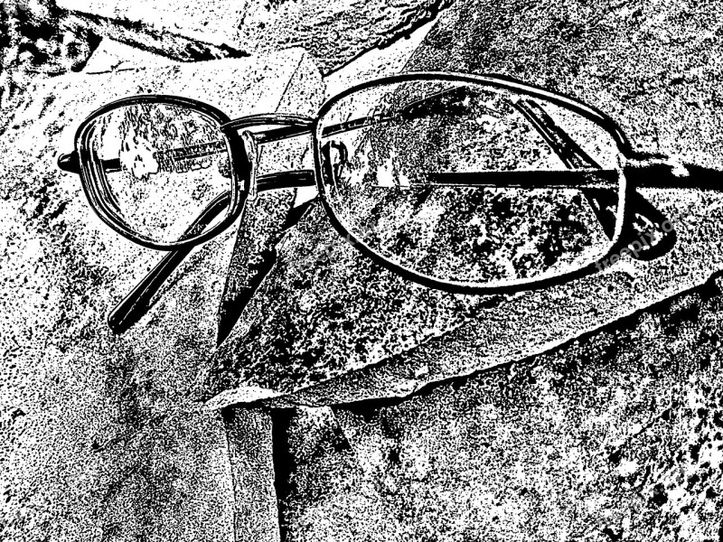 Eyeglasses Spectacles Glasses Artistic Black