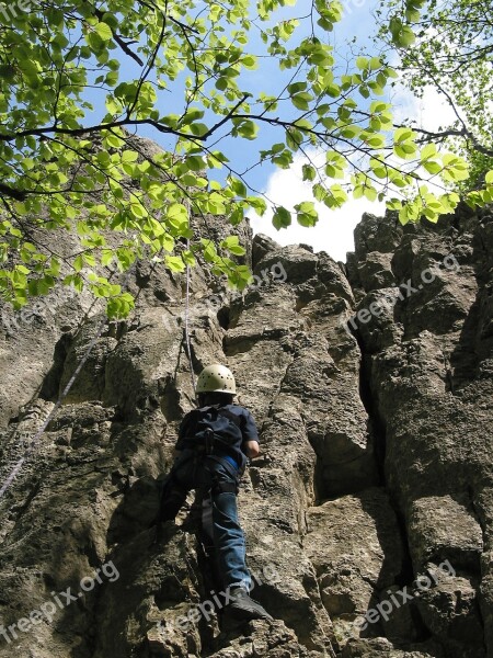 Climb Child Top Rope Sport Steep