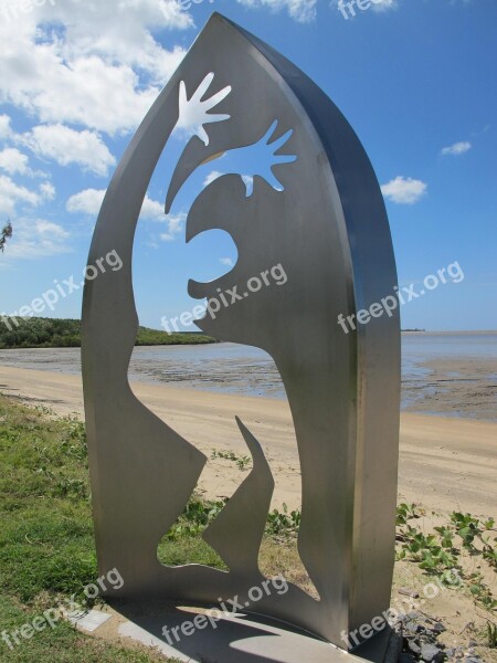 Cairns Australia Dancers Sea Art