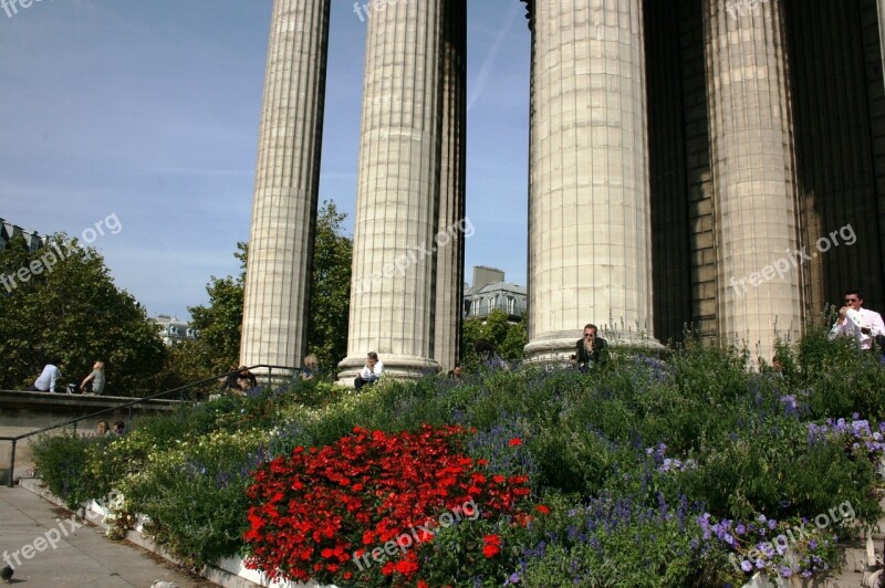 Columns Church Madeleine Paris Free Photos