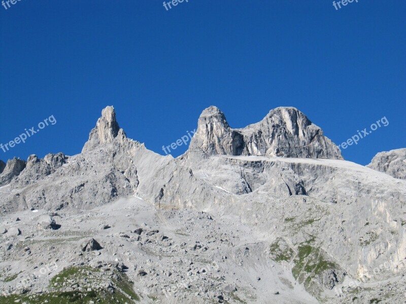 Three Towers Montafon Vorarlberg Austria Alpine