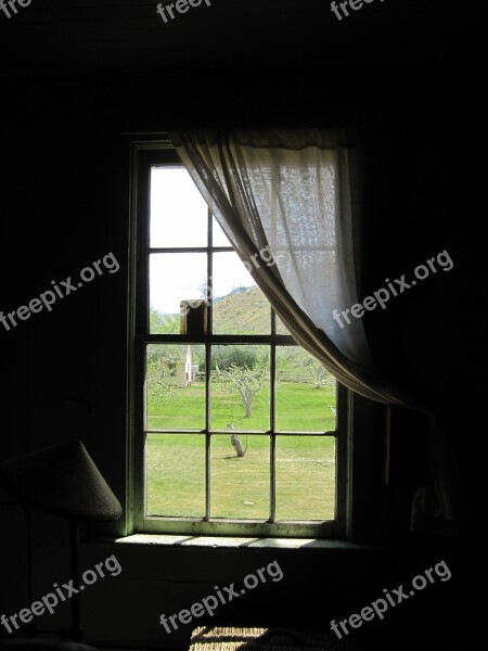 Window Curtain Curtains Old Apartment