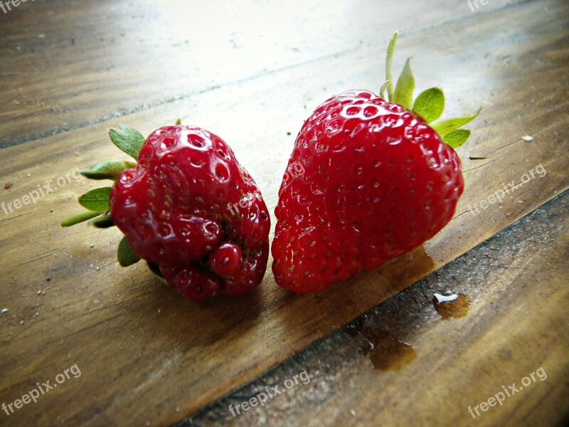 Strawberries Red Bright Sweet Fruit