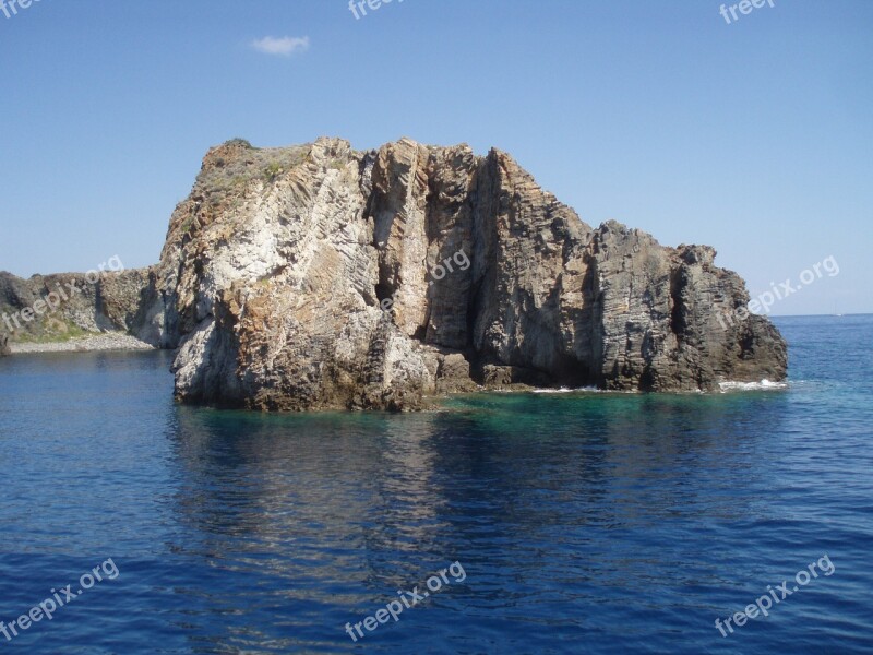 Island Sicily Italy Sea Sky