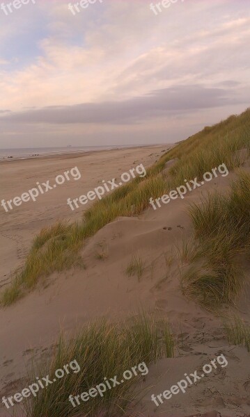 North Sea Dune Stranddüne Beach Sea