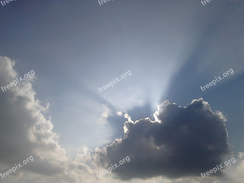 Cloud Sun Sky The Form Of Clouds Nature