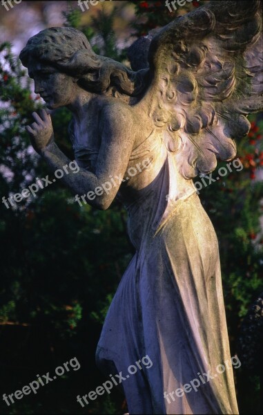 Sculpture Cemetery Warsaw Powązki All Souls' Day