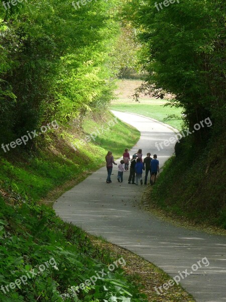 More Children Together Hiking On The Go