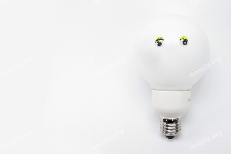 Light Bulb Energiesparlampe Bulbs Lamp Light