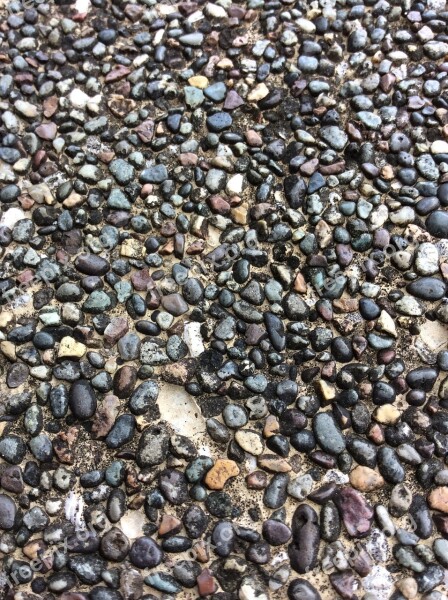 Pebbles Old Pattern Stone Floor