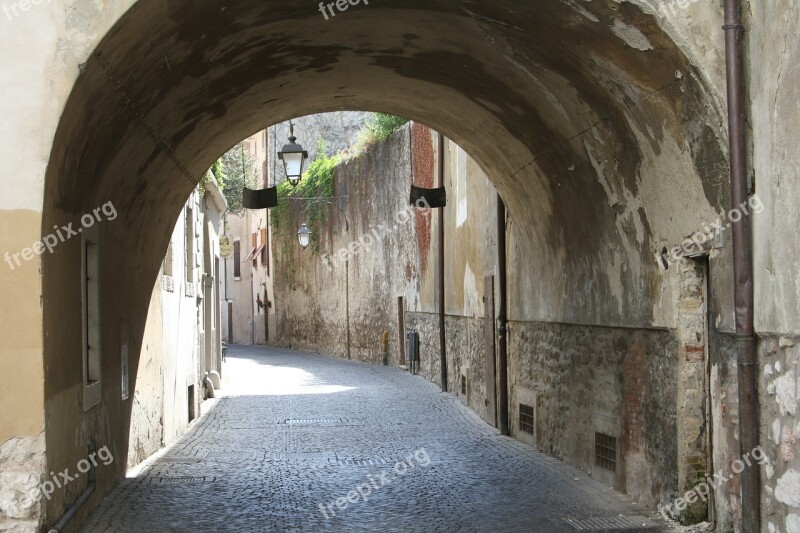 Arcade Ancient Arc Trentino Architecture