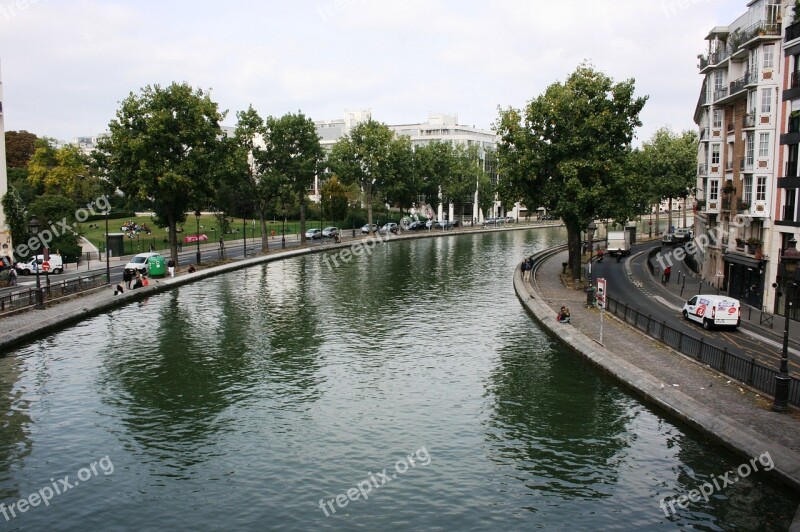 Channel Saint Martin Paris Free Photos