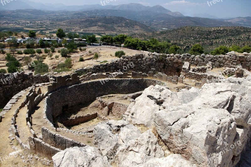 Mykonos Excavations Greece Free Photos