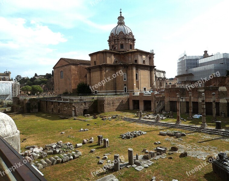 The Roman Forum Architecture Old Buildings Roman Empire Ancient Rome