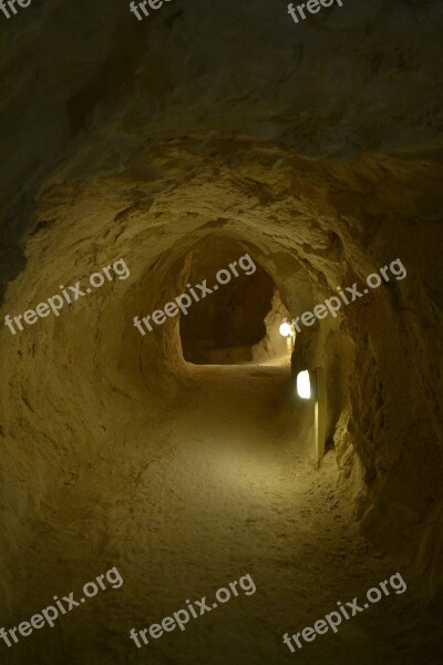 Cave Israel Rock Dark Free Photos